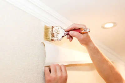 Pose de papier peint à Puginier — revêtements muraux et toiles de verre
